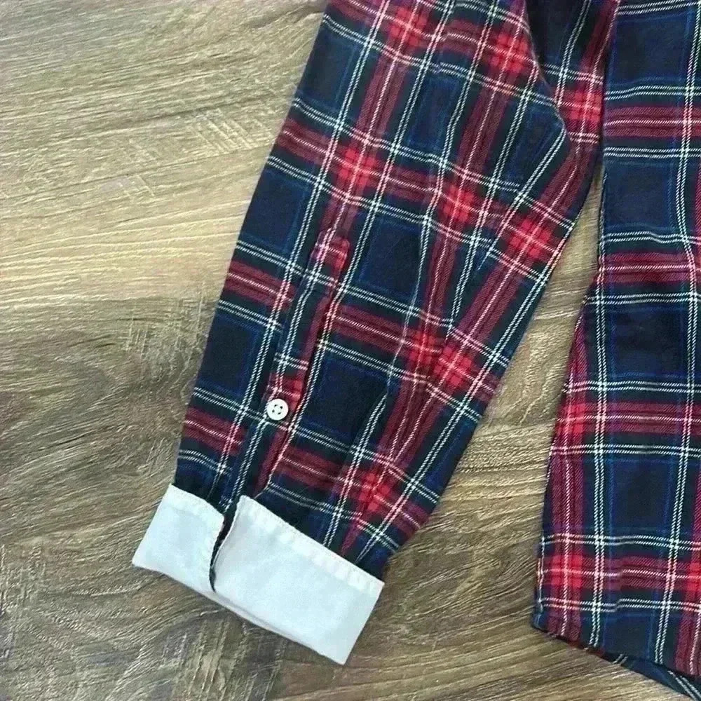 Brooks Brothers Woman’s Size 12 Multicolor Plaid Button Up Shirt - Picture 6 of 12